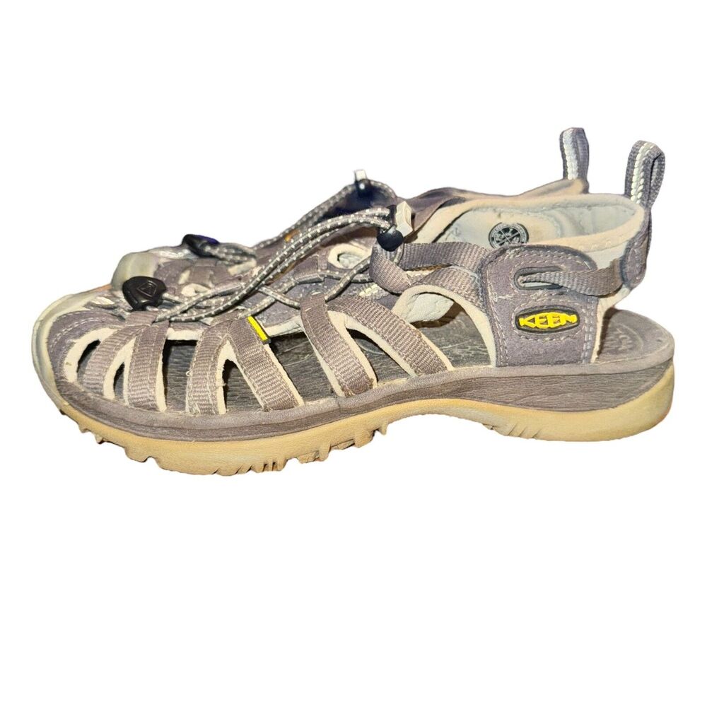 Keen Whisper Sandals Women's Size 7 Magnet Neutral Gray Water Sport Shoe